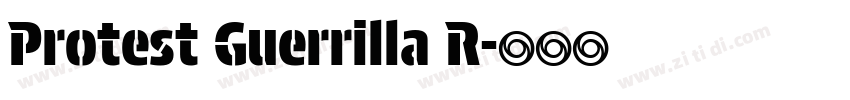 Protest Guerrilla R字体转换